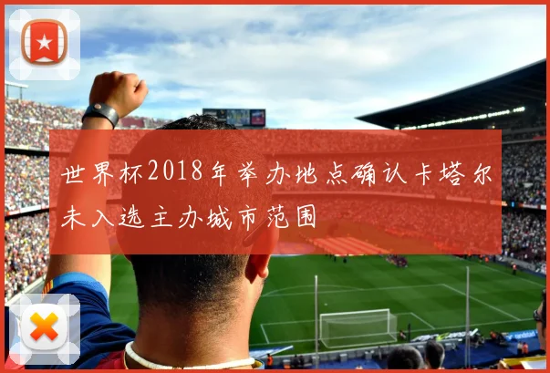 世界杯2018年举办地点确认卡塔尔未入选主办城市范围